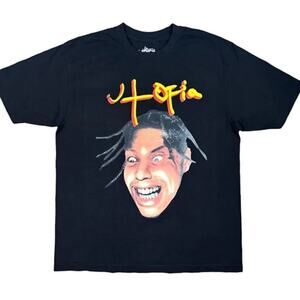 Travis Scott Utopia Tee II Authentic Black Crew Neck Tee 2023, Unisex Size L